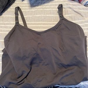 Gray nursing tank